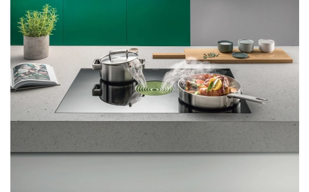 BORA Pure – Компактен индукционен плот с вграден аспиратор и индивидуалност